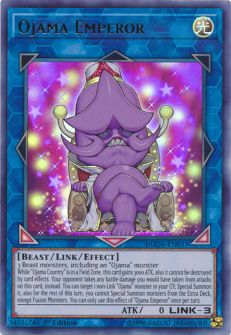 Ojama Emperor [DUOV-EN033] Ultra Rare