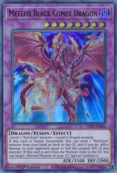 Meteor Black Comet Dragon [GFTP-EN096] Ultra Rare