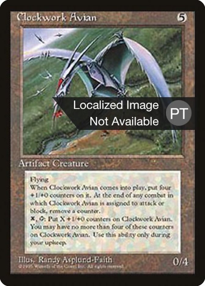 Clockwork Avian [Fourth Edition (Foreign Black Border)]