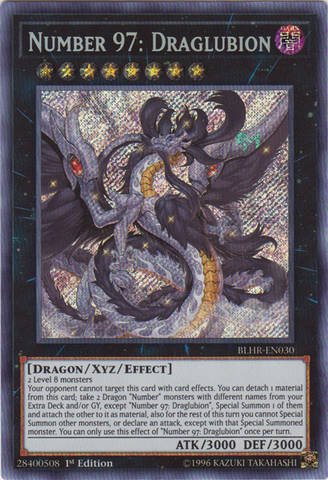 Number 97: Draglubion [BLHR-EN030] Secret Rare