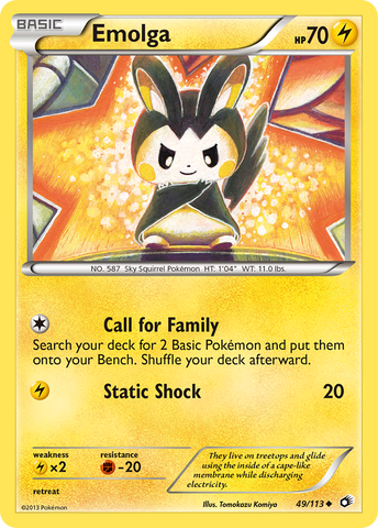 Emolga (49/113) [Black & White: Legendary Treasures]