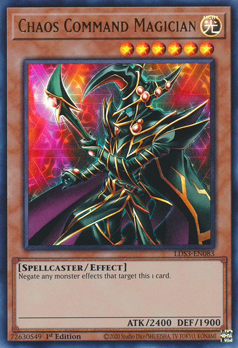 Chaos Command Magician [LDS3-EN083] Ultra Rare