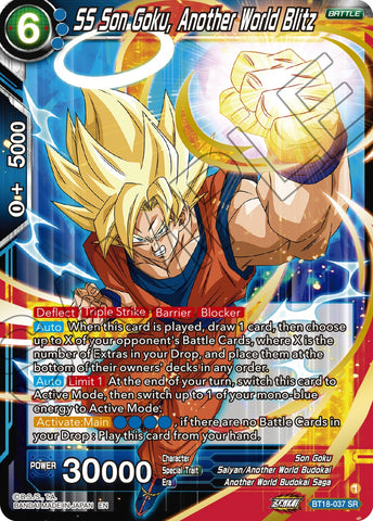 SS Son Goku, Another World Blitz (BT18-037) [Dawn of the Z-Legends]
