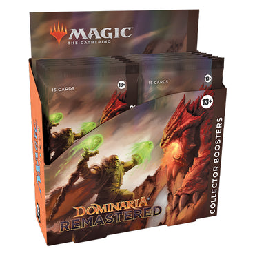 Magic the Gathering : Dominaria Remastered Collector Booster Box Display