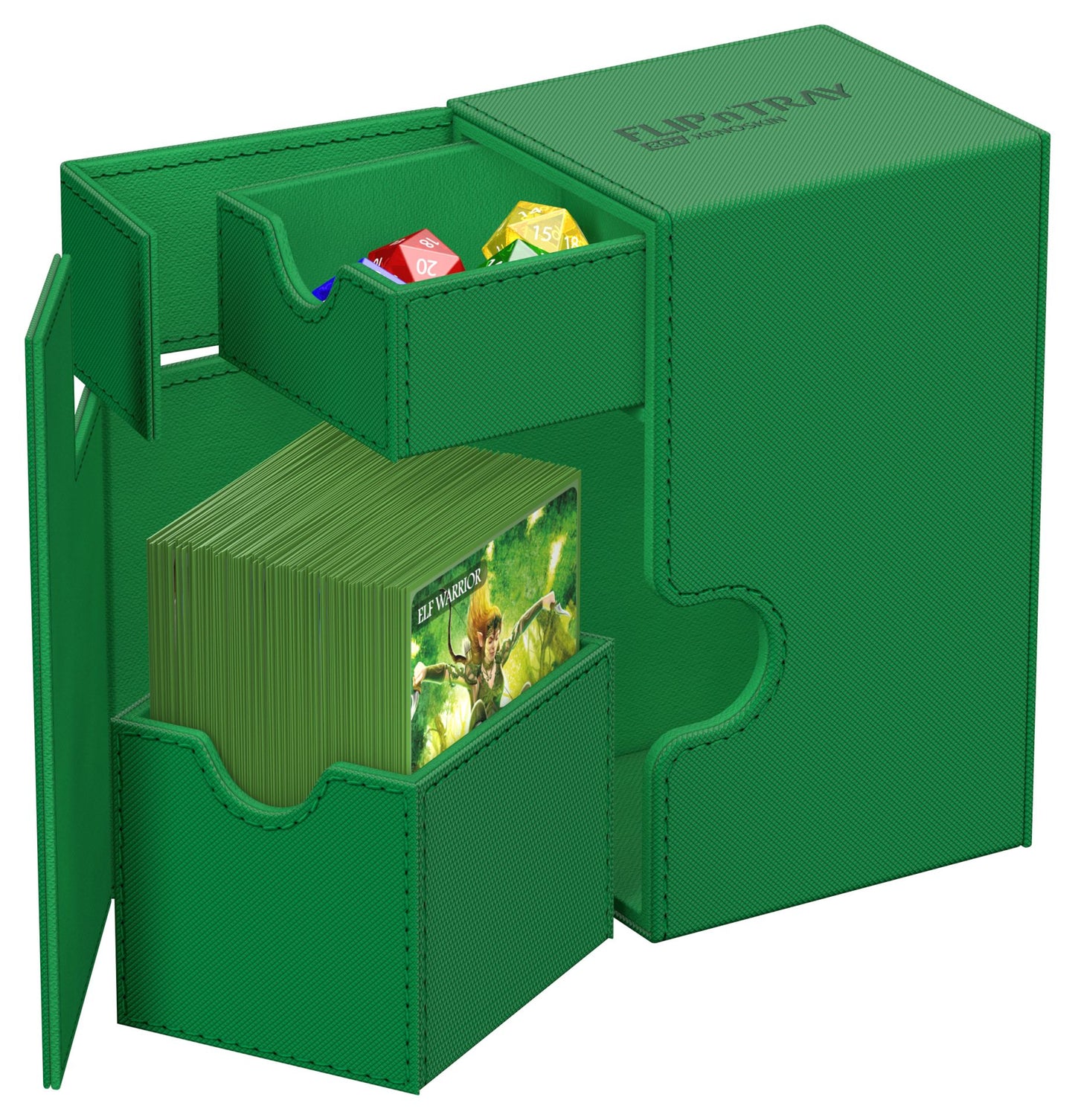 Ultimate Guard Flip`n`Tray 80+ XenoSkin Monocolor Green