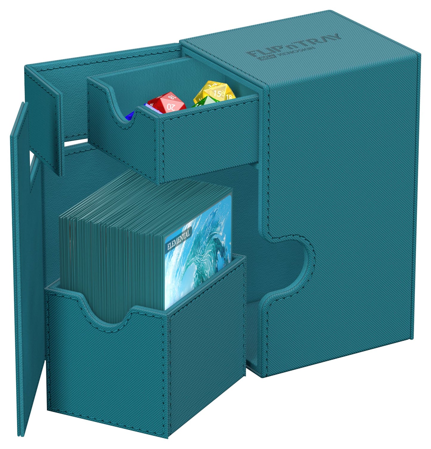 Ultimate Guard Flip`n`Tray 80+ XenoSkin Monocolor Petrol