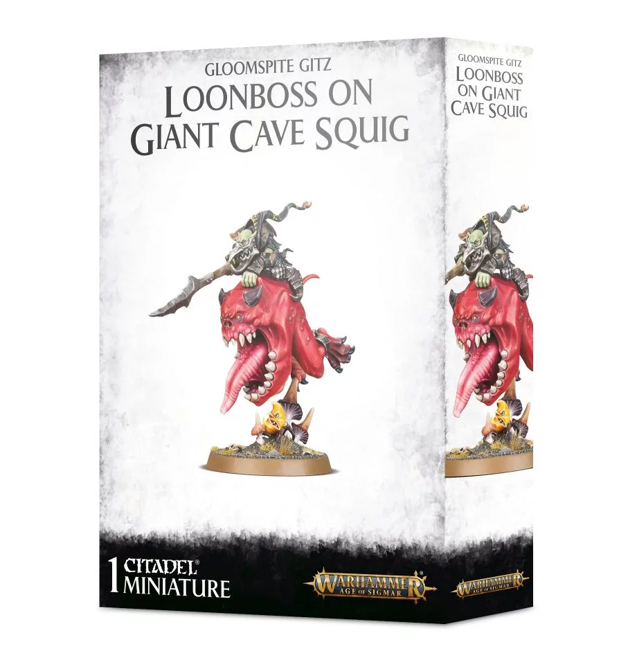 GLOOMSIPTE GITZ: LOONBOSS ON GIANT CAVE SQUIG