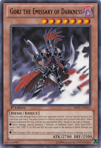 Gorz the Emissary of Darkness [BP01-EN014] Rare