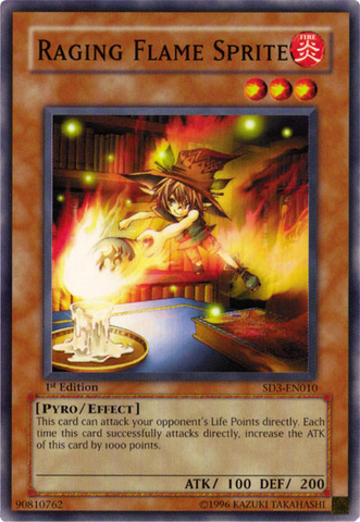 Raging Flame Sprite [SD3-EN010] Common