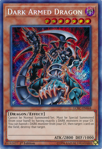 Dark Armed Dragon [LCKC-EN068] Secret Rare