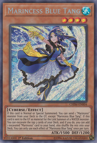 Marincess Blue Tang [CHIM-EN004] Secret Rare