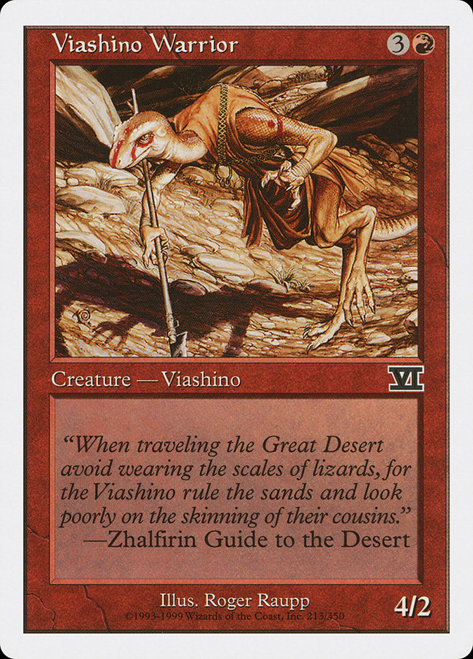 Viashino Warrior [Classic Sixth Edition]