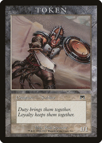 Soldier Token [Magic Player Rewards 2002]