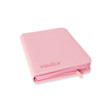 Vault X 4 Pocket eXo-Tec Zip Binder Just Pink