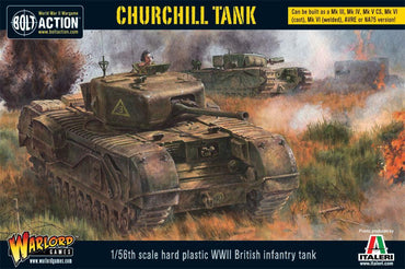 Bolt Action British Churchill Tank (Plastic)
