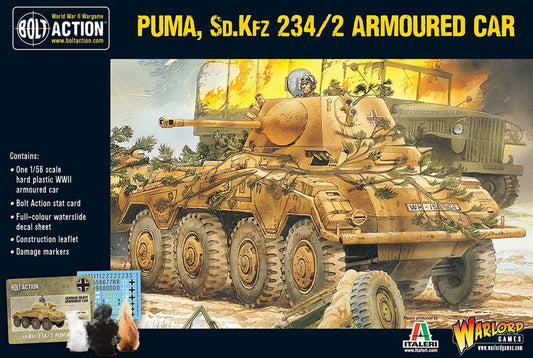 Bolt Action German Puma Sd.Kfz 234/2 Armoured Car