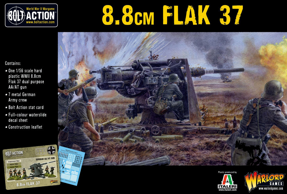 Bolt Action - German Army Flak 37 8.8cm (plastic)