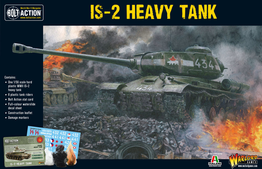 Bolt Action Soviet Plastic IS-2 Heavy Tank
