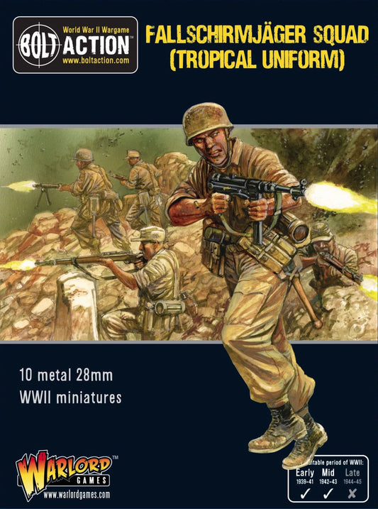 Bolt Action - Fallschirmjager squad (tropical Uniform)