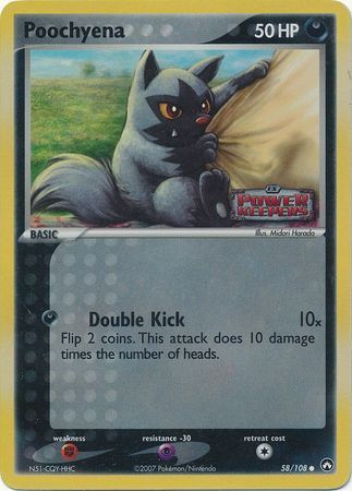 Poochyena (58/108) (Stamped) [EX: Power Keepers]