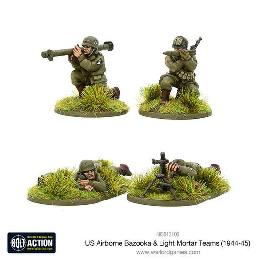 Bolt Action US Airborne Bazooka and light mortar teams (1944-45)