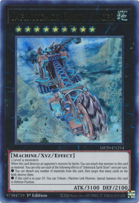 Infinitrack Earth Slicer [MP20-EN214] Ultra Rare