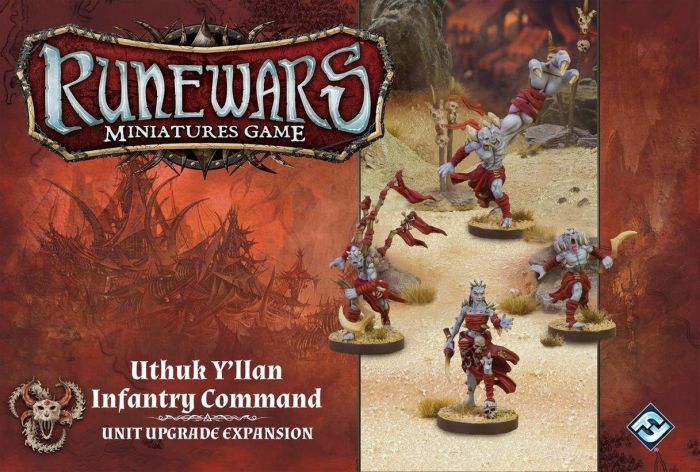 Uthuk Y'llan Infantry Command Unit Expansion - Runewars Miniature Game