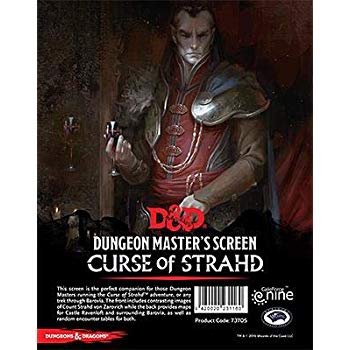 Curse of Strahd Dungeon Masters Screen