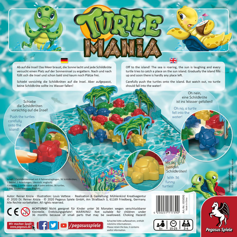Turtle Mania Board Game Pegasus Spiele (Pre-Order)