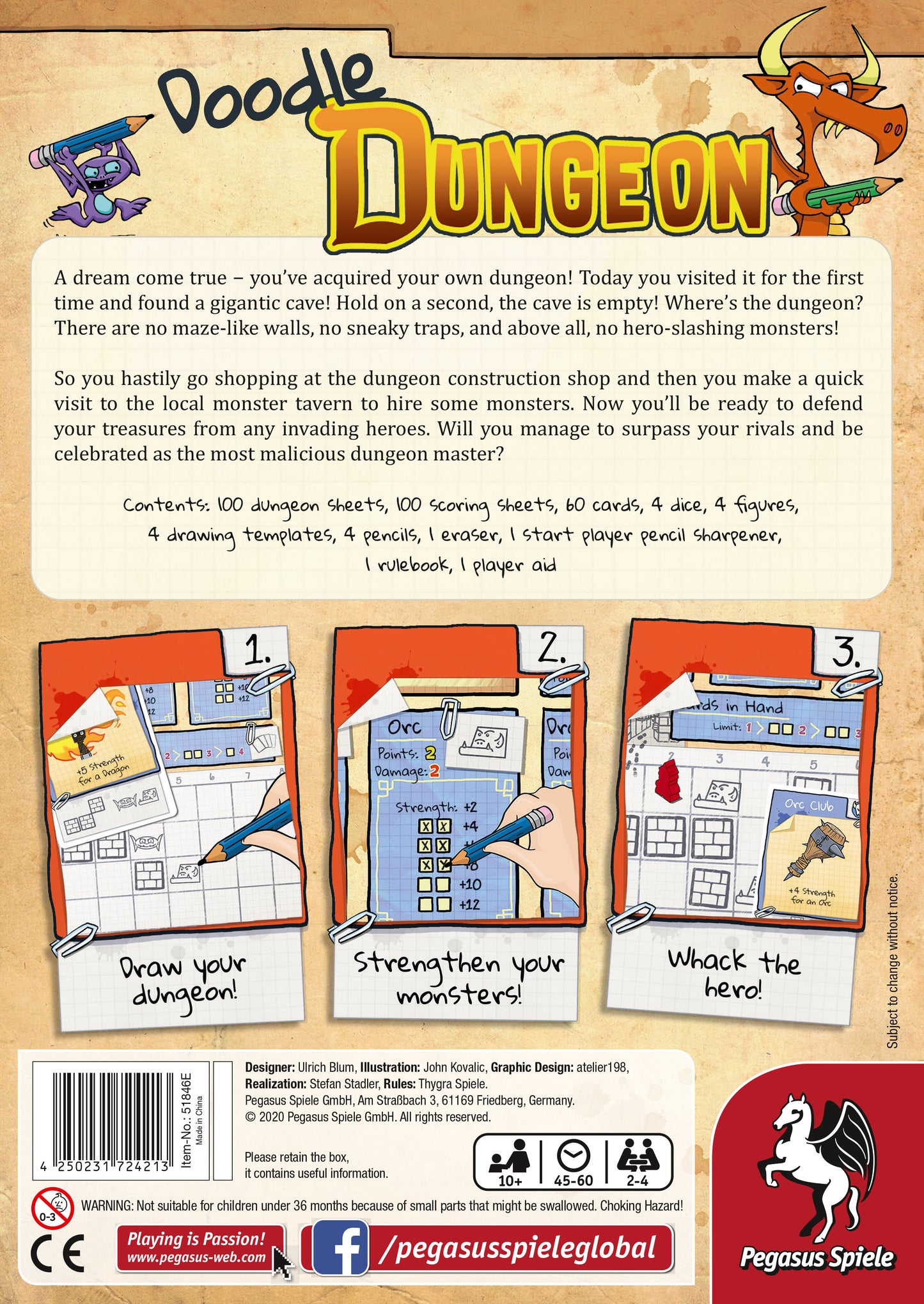 Doodle Dungeon Board Game