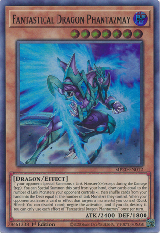 Fantastical Dragon Phantazmay [MP20-EN012] Super Rare