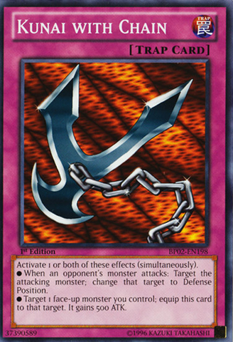 Kunai with Chain [BP02-EN198] Mosaic Rare