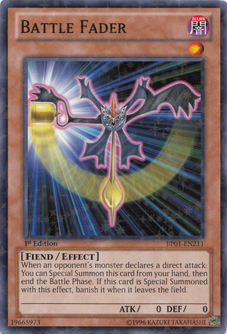 Battle Fader [BP01-EN211] Starfoil Rare