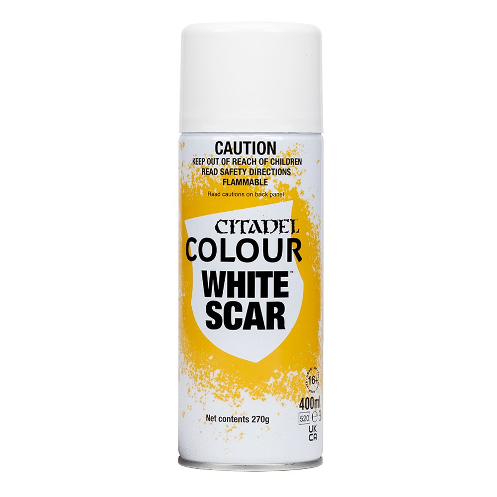 WHITE SCAR SPRAY PAINT