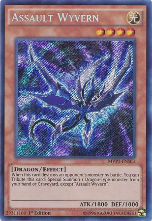 Assault Wyvern [MVP1-ENS03] Secret Rare