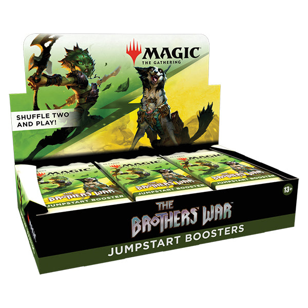Magic the Gathering : The Brothers' War Jumpstart Booster Box Display