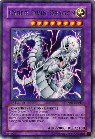 Cyber Twin Dragon [DP04-EN011] Rare