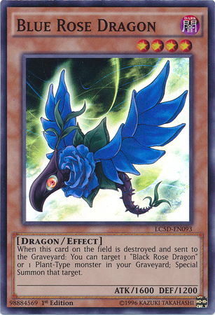 Blue Rose Dragon [LC5D-EN093] Super Rare