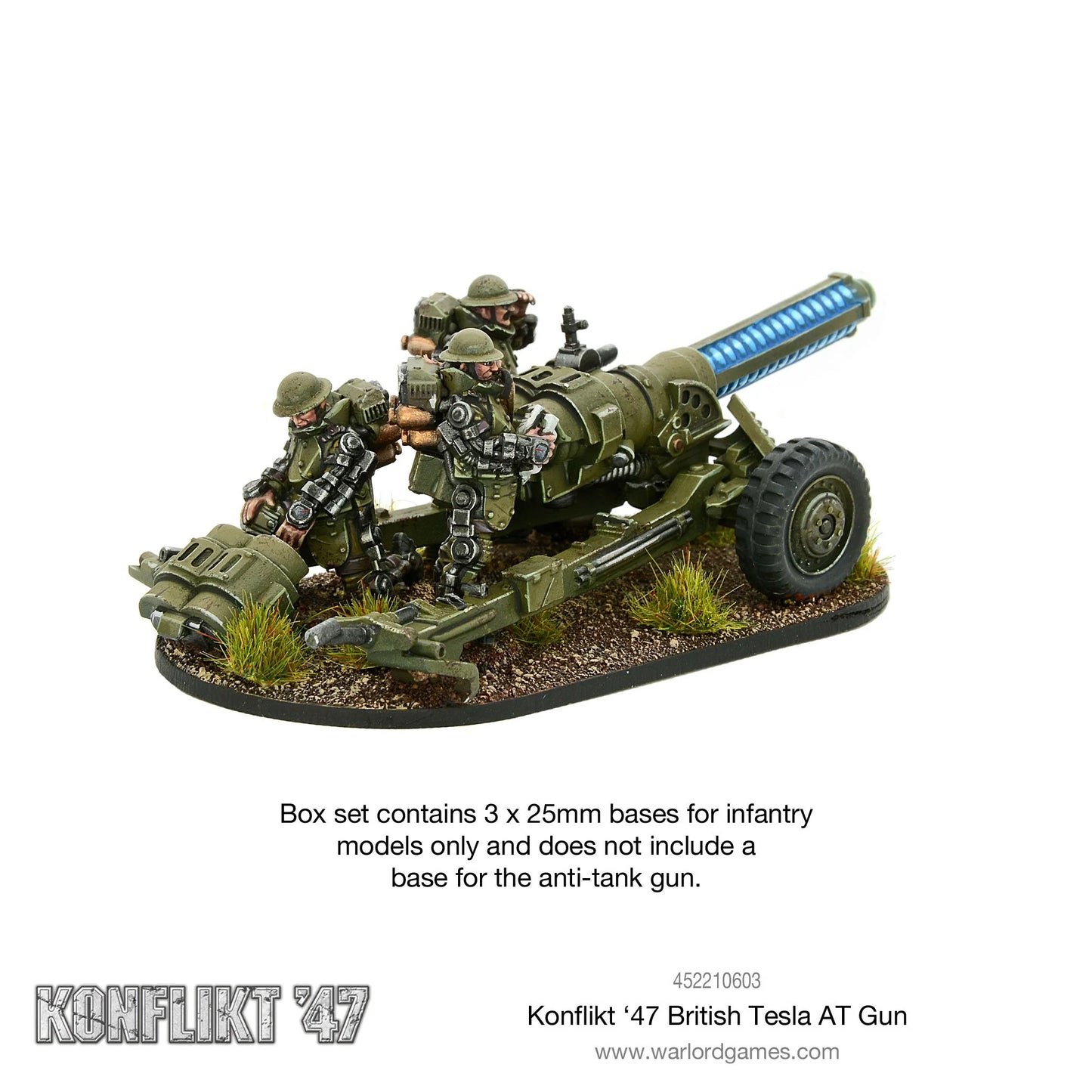 Konflikt 47 British Tesla Anti-Tank Gun