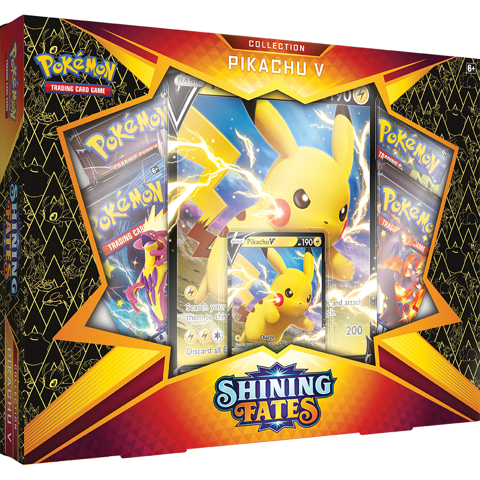 Pokémon TCG Shining Fates Pikachu V Collection Box