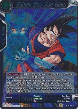 Saiyan Duo Son Goku (BT6-031_PR) [Destroyer Kings Prerelease Promos]