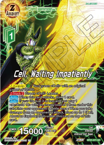 Cell, Waiting Impatiently (BT21-071) [Wild Resurgence]