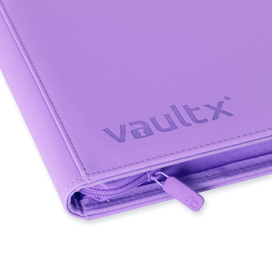 Vault X 12 Pocket eXo-Tec Zip Binder Just Purple