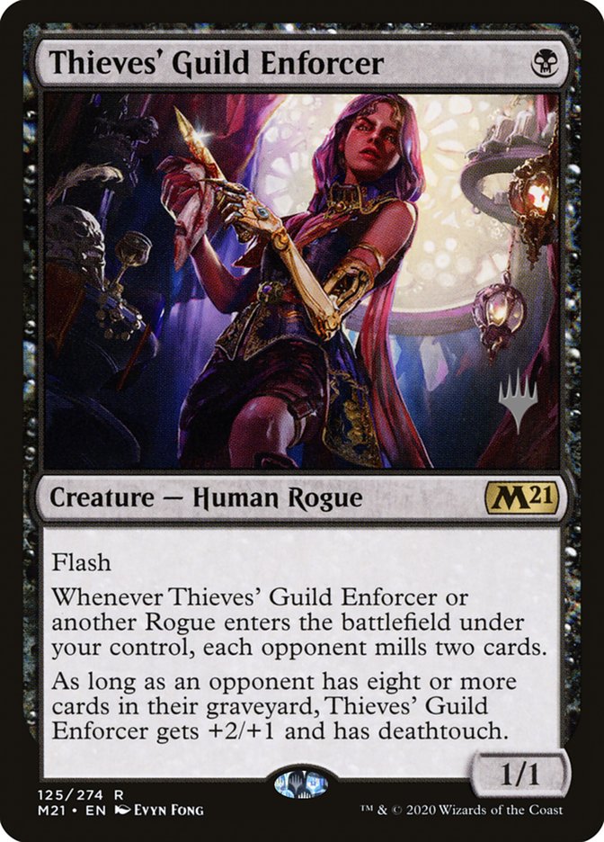 Thieves' Guild Enforcer (Promo Pack) [Core Set 2021 Promos]