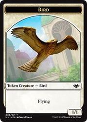 Bird (003) // Elephant (012) Double-Sided Token [Modern Horizons Tokens]