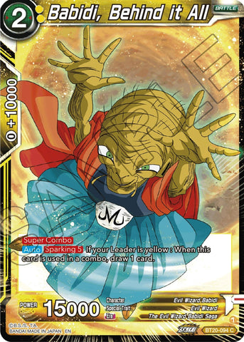 Babidi, Behind it All (BT20-094) [Power Absorbed]