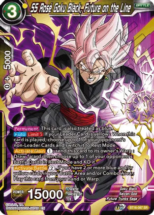 SS Rose Goku Black, Future on the Line (BT16-087) [Realm of the Gods]