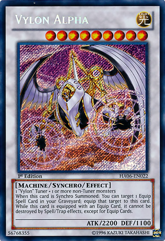 Vylon Alpha [HA06-EN022] Secret Rare