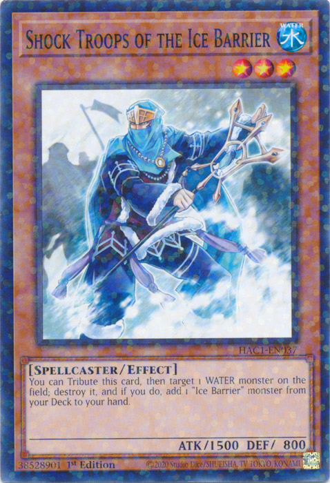 Shock Troops of the Ice Barrier (Duel Terminal) [HAC1-EN037] Common