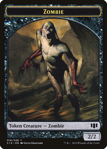 Germ // Zombie (016/036) Double-Sided Token [Commander 2014 Tokens]